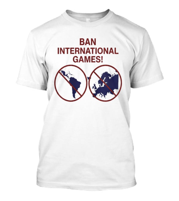 Ban International Games America Europe Map Circles T-Shirt