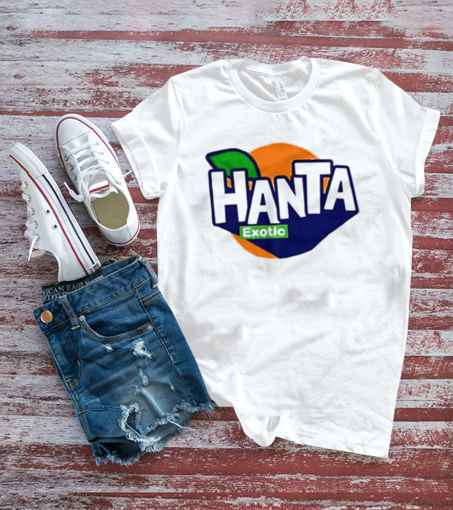Hanta Exotic Fanta Leaf Orange T-Shirt
