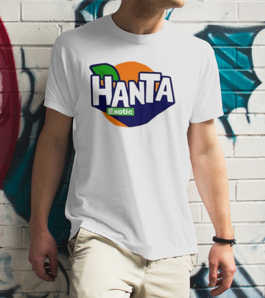 Hanta Exotic Fanta Leaf Orange T-Shirt