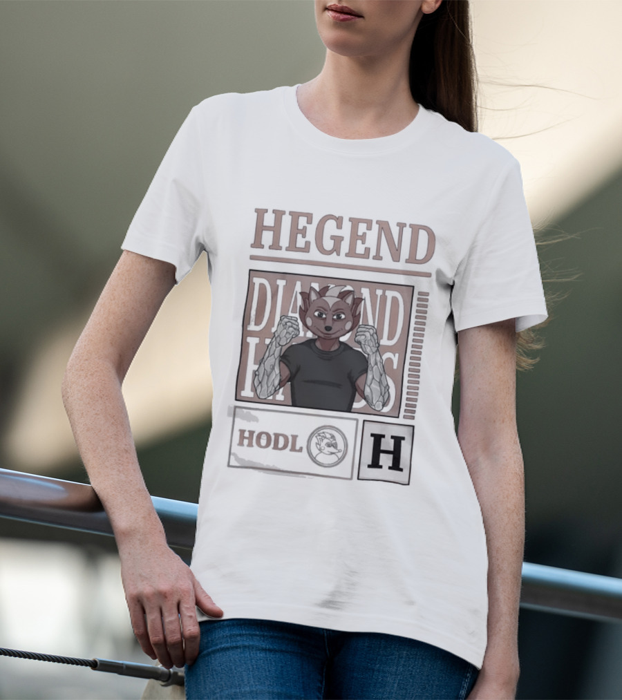 Hegend Diamond Hands Hodl H T-Shirt
