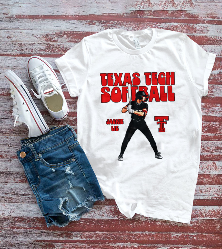 Texas Tech Red Raiders Jackie Lis Softball Player T-Shirt