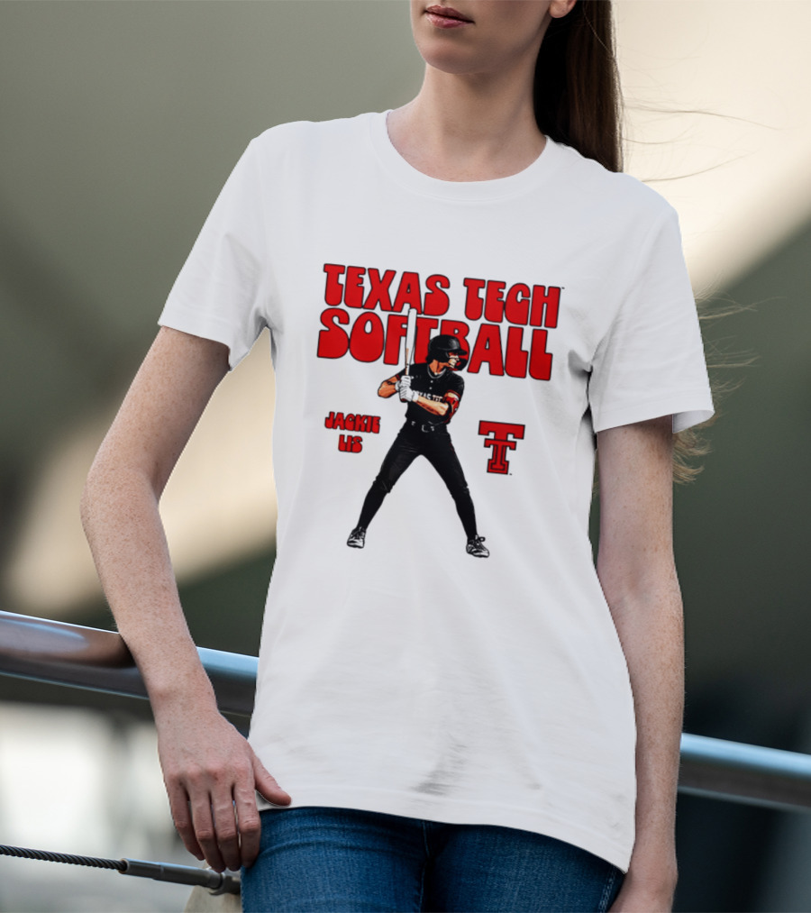Texas Tech Red Raiders Jackie Lis Softball Player T-Shirt