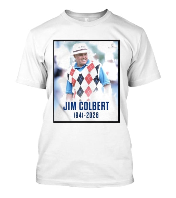 Jim Colbert 1941 2026 PING Champions Golf Legend Argyle Sweater T-Shirt
