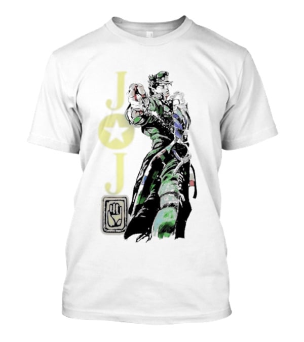 Jojo Jotaro Kujo Star Emblem Anime T-Shirt