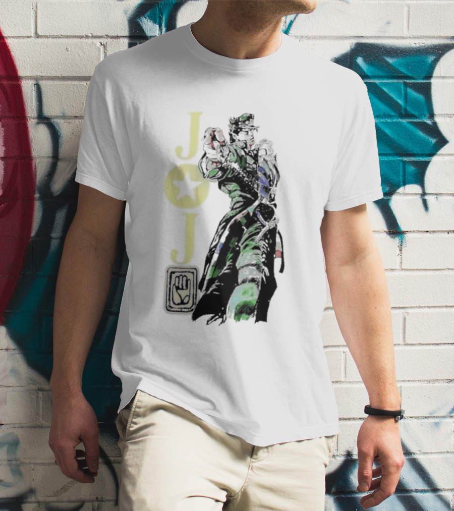 Jojo Jotaro Kujo Star Emblem Anime T-Shirt