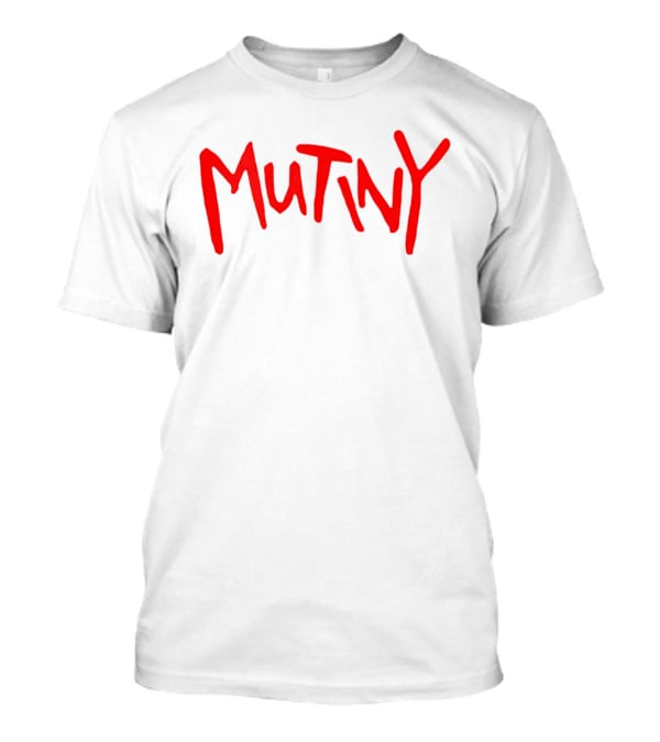 Mutiny Halt And Catch Fire Red Handwritten T-Shirt