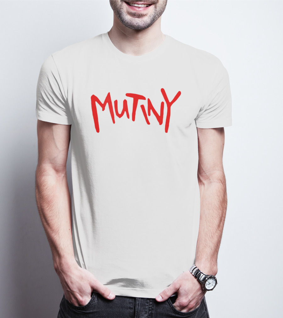 Mutiny Halt And Catch Fire Red Handwritten T-Shirt