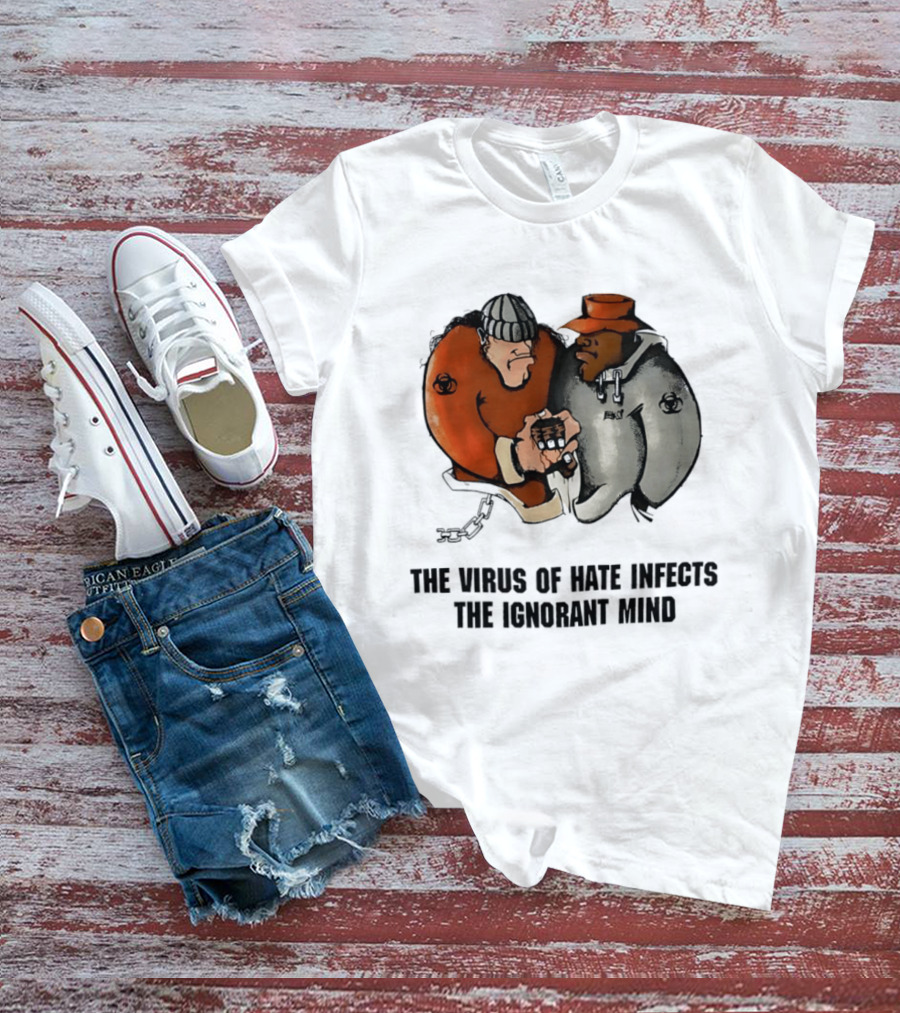 The Virus Of Hate Infects The Ignorant Mind 90s Biohazard T-Shirt
