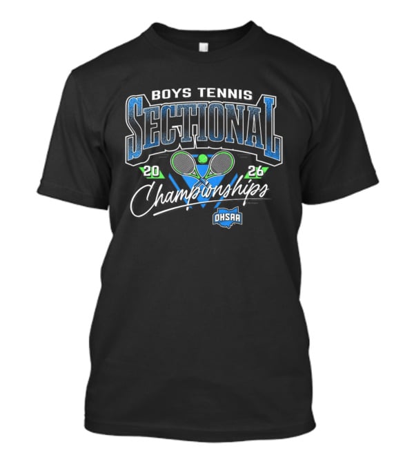 2026 Boys Tennis Sectional Championships OHSAA T-Shirt