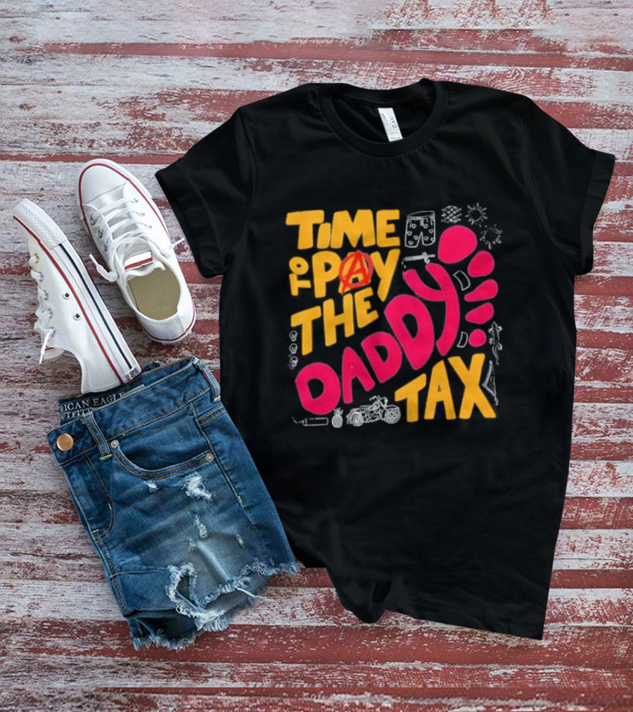 Time To Pay The Daddy Tax Dungeon Crawler Carl Footprint T-Shirt