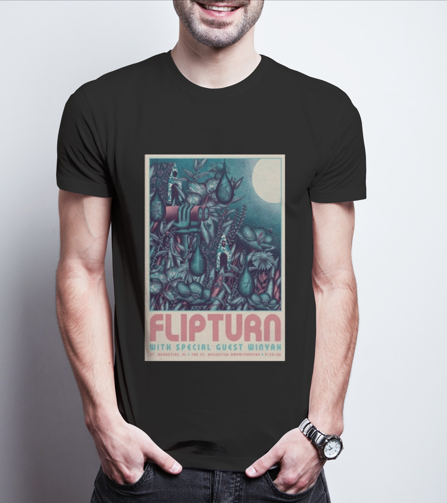 FLIPTURN With Special Guest Winyah St. Augustine Ampitheatre 9/25/26 T-Shirt
