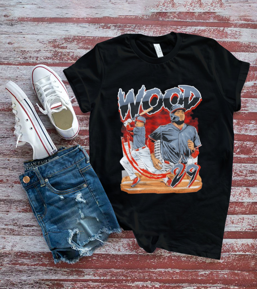 Wood 29 Baseball Euphoria Debut Action Scene T-Shirt