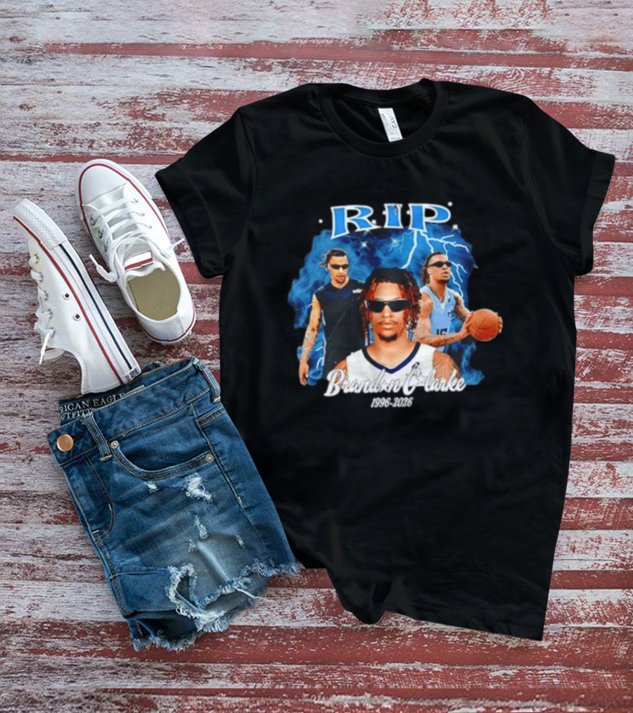 RIP Brandon Clarke 1996 2026 Memphis Grizzlies NBA Players Commemorative T-Shirt