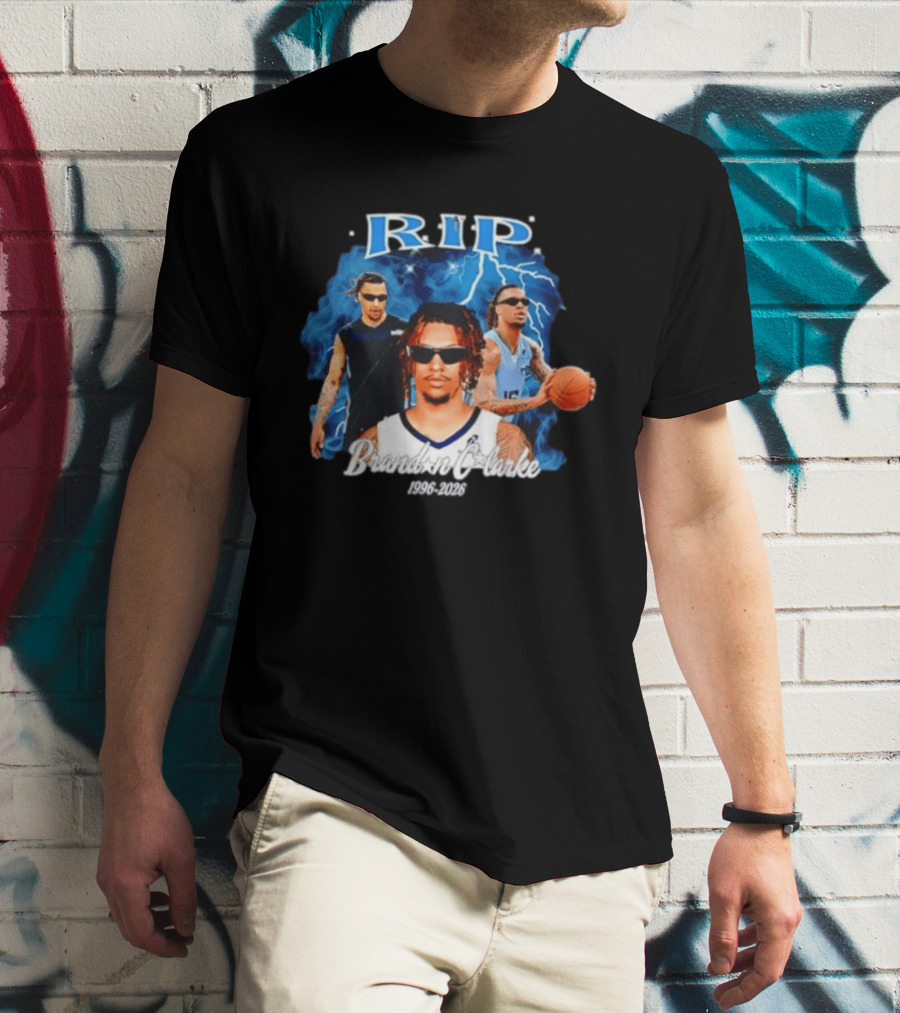 RIP Brandon Clarke 1996 2026 Memphis Grizzlies NBA Players Commemorative T-Shirt