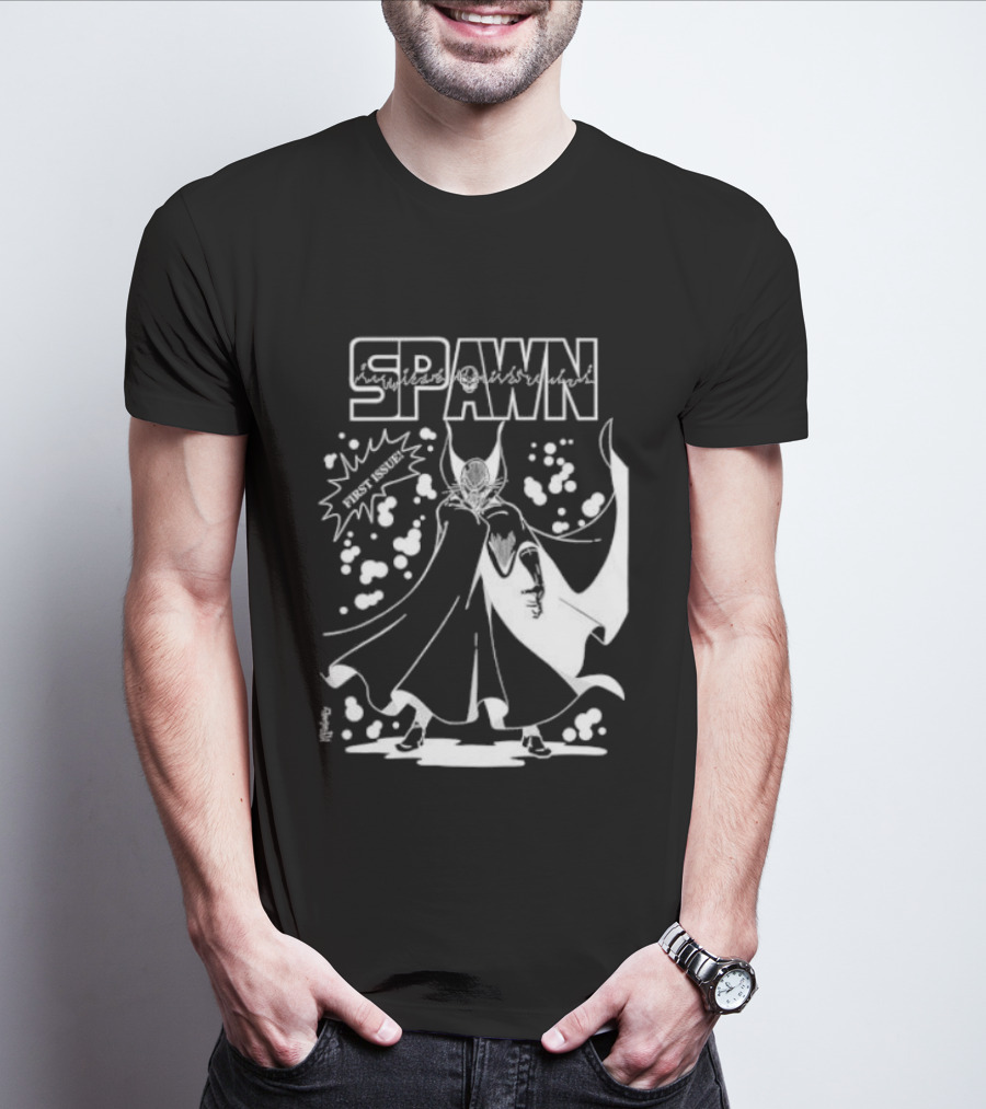Spawn First Issue Comic Artwork Cover Retro 90s T-Shirt
