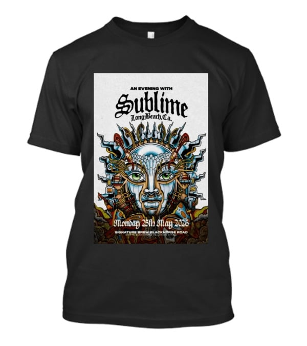 An Evening With Sublime Signature Brew Blackhorse Road Long Beach CA May 25 2026 T-Shirt