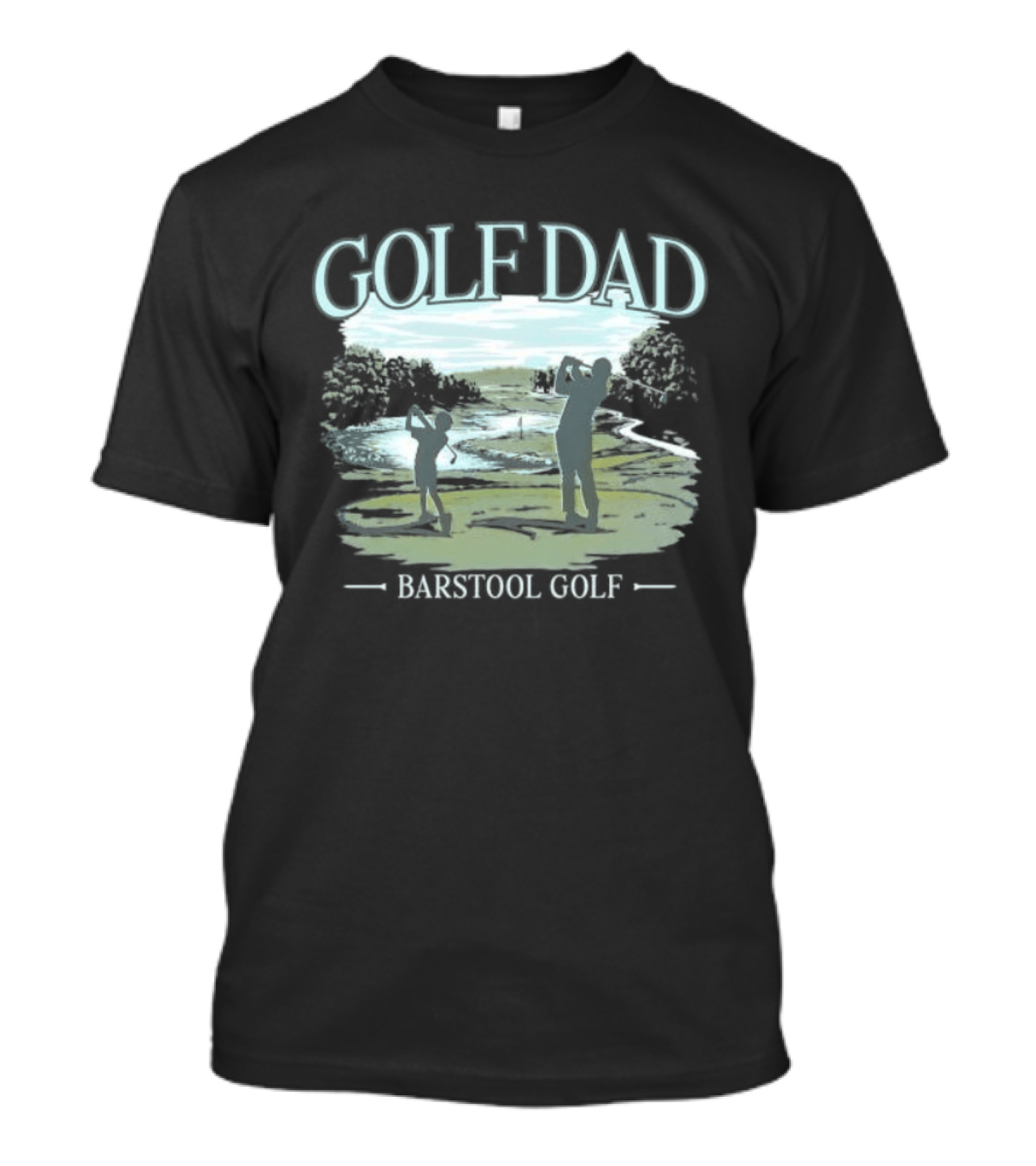 Golf Dad Barstool Golf Father's Day Course T-Shirt