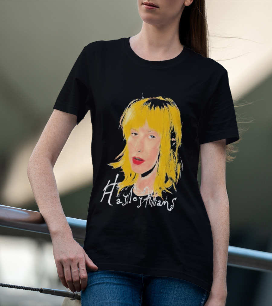 Hayley Williams 2026 Blonde Hair Red Lips T-Shirt