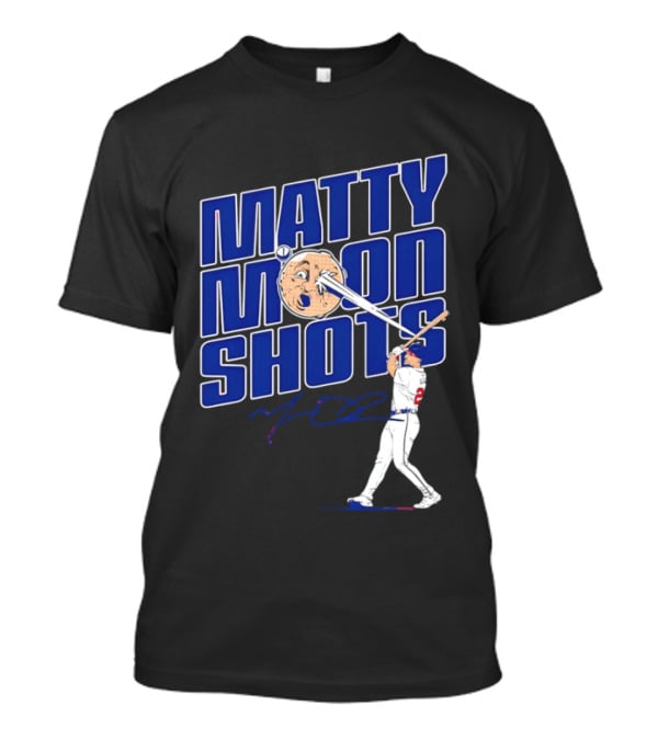 Matty Moonshots Matt Olson Baseball Signature Chop House Atlanta T-Shirt
