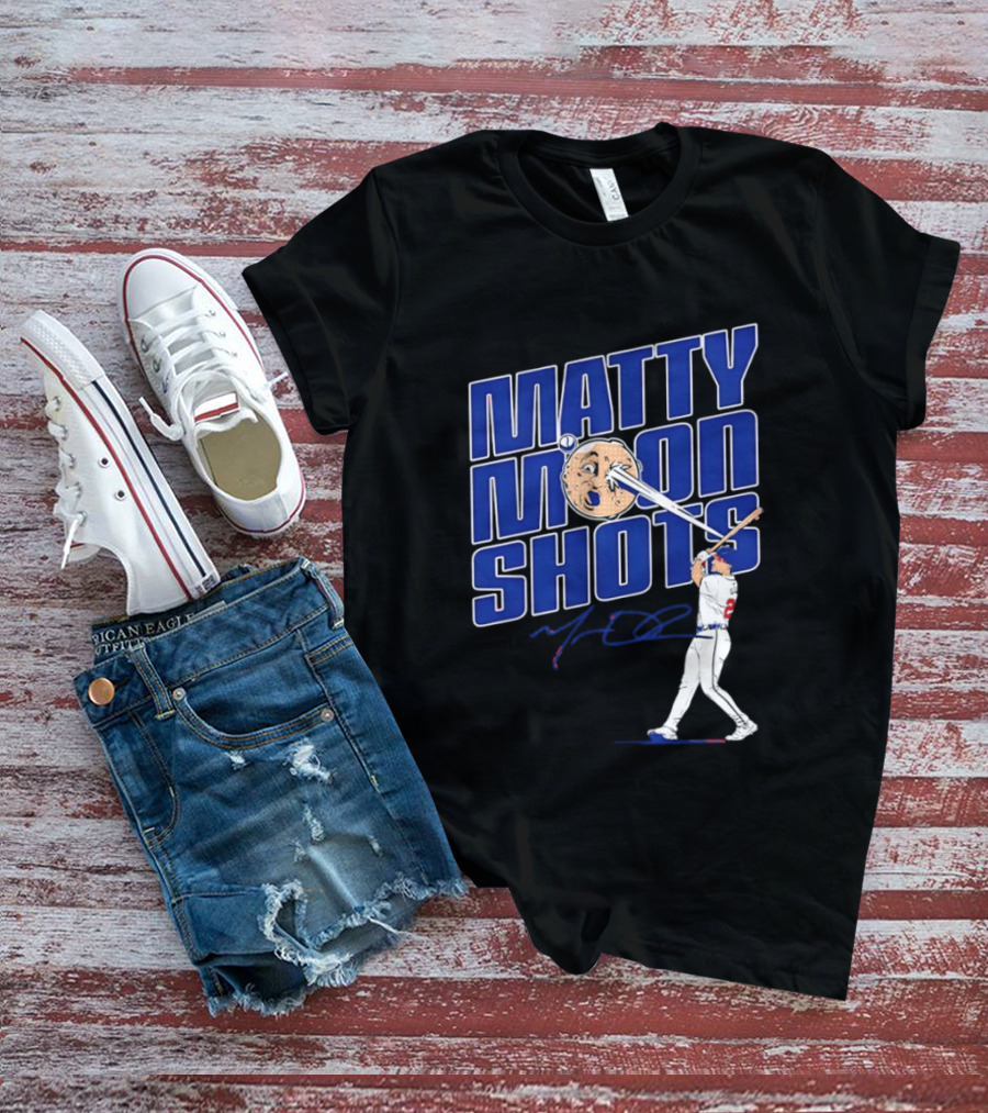 Matty Moonshots Matt Olson Baseball Signature Chop House Atlanta T-Shirt