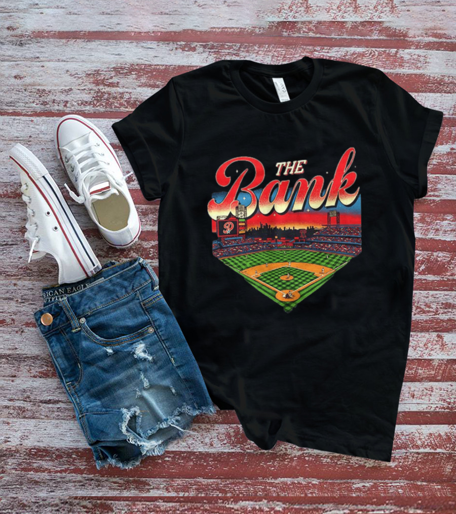 Philadelphia Phillies The Bank Stadium Vintage Baseball T-Shirt