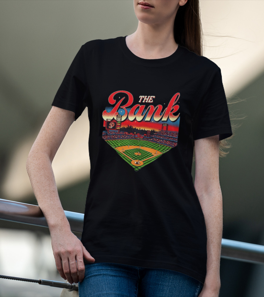 Philadelphia Phillies The Bank Stadium Vintage Baseball T-Shirt