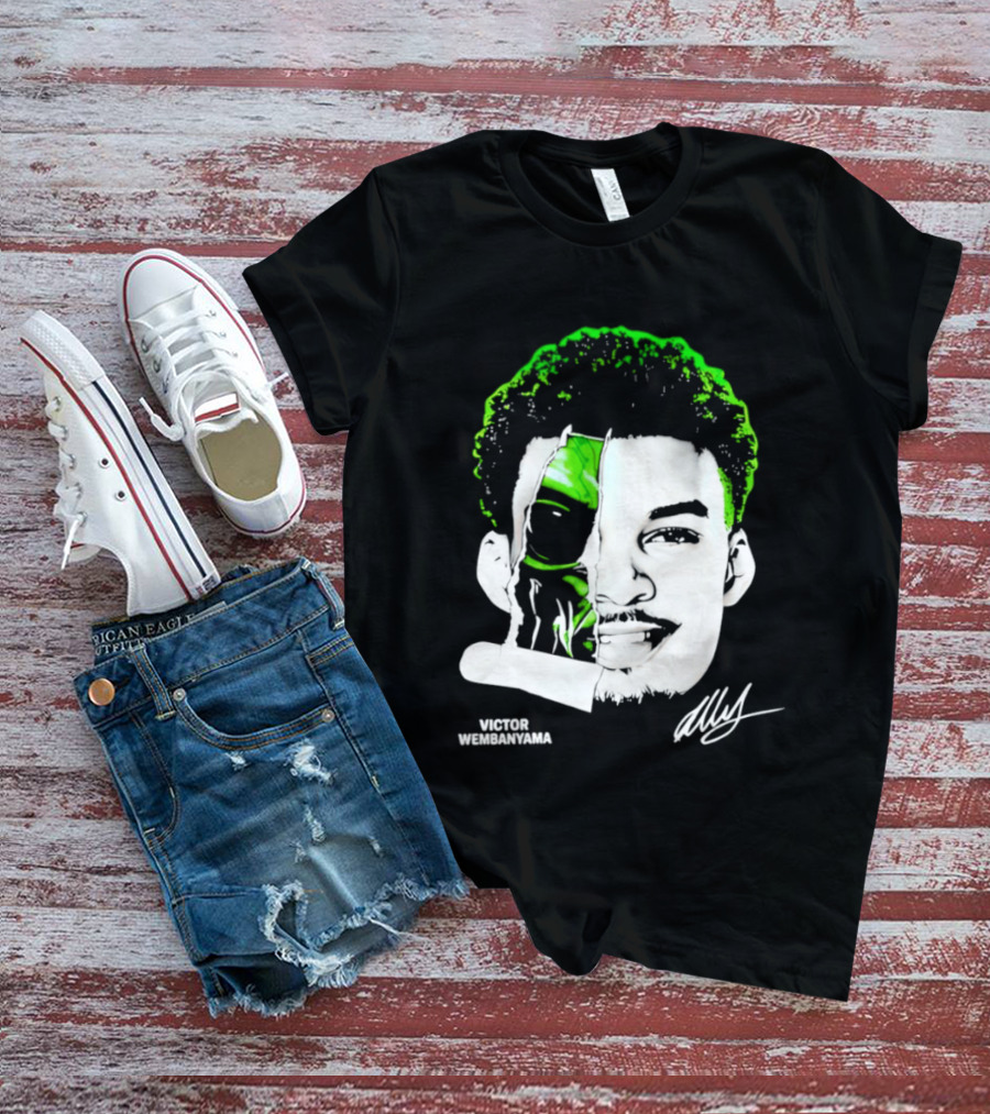Victor Wembanyama Alien San Antonio Spurs NBA Basketball T-Shirt