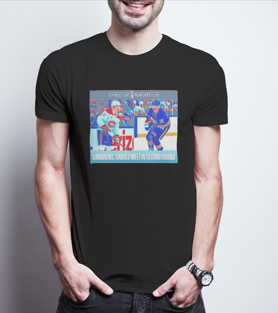 Stanley Cup Playoffs 2026 Canadiens Sabres Meet In Second Round T-Shirt