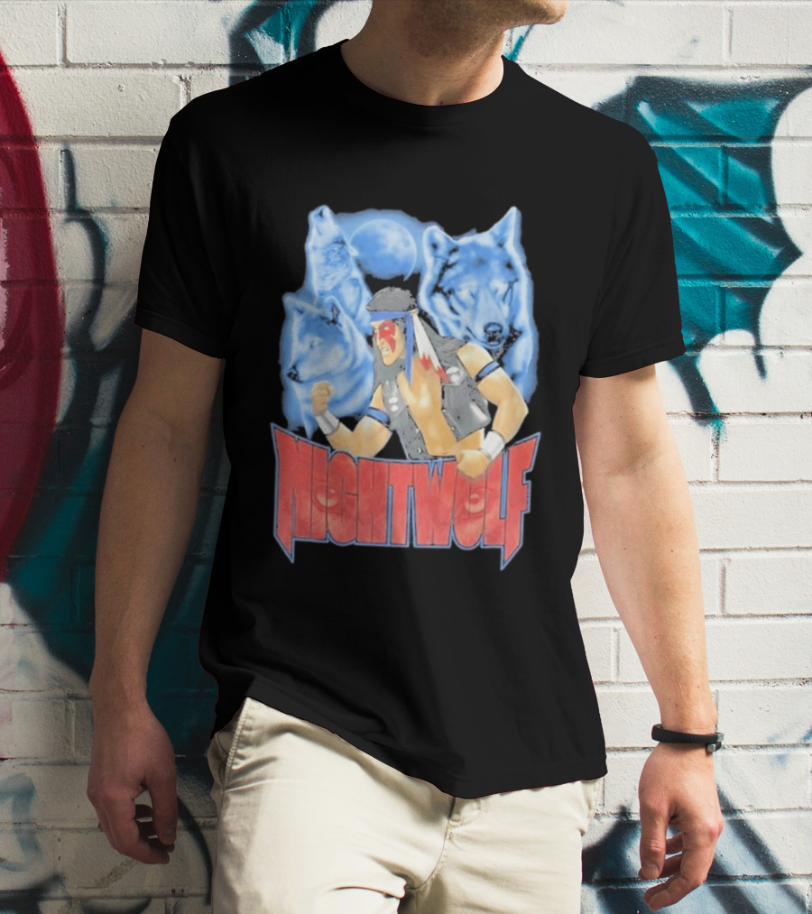 Nightwolf Mortal Kombat Klassic Ultimate MK3 Wolves Moonfighter T-Shirt