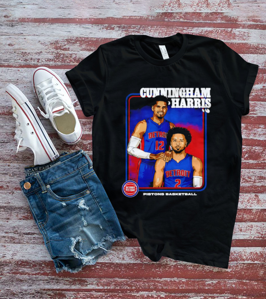 Cunningham Harris Detroit Pistons Basketball 2026 T-Shirt
