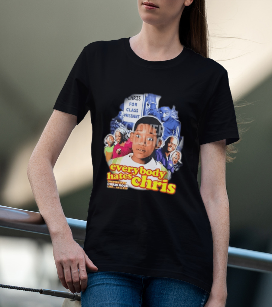 Everybody Hates Chris Inspired By Chris Rock Chris For Class President T-Shirt