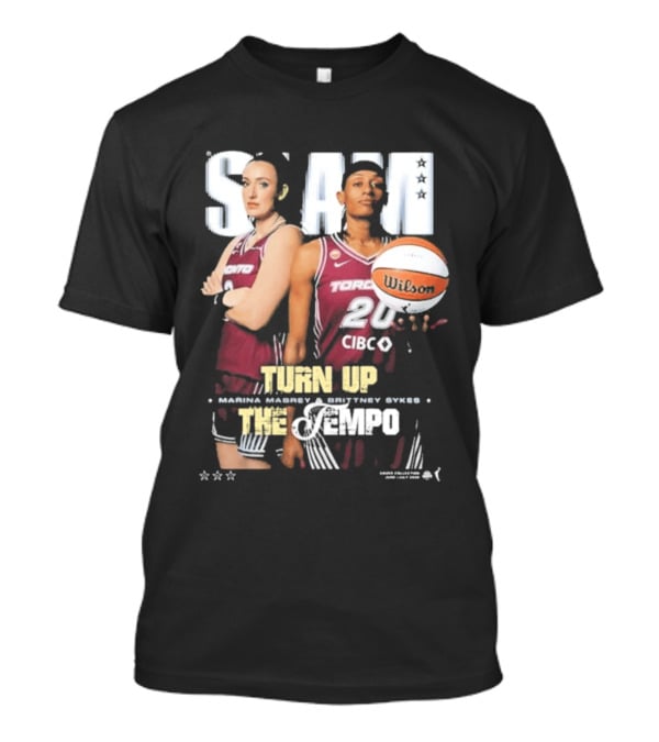 Slam 262 Turn Up The Tempo Marina Mabrey Brittney Sykes Toronto CIBC T-Shirt