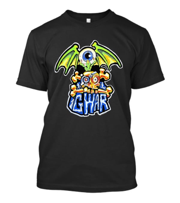 GWAR Flying Eyeball Skull Punk Rock Band Winged Monster T-Shirt