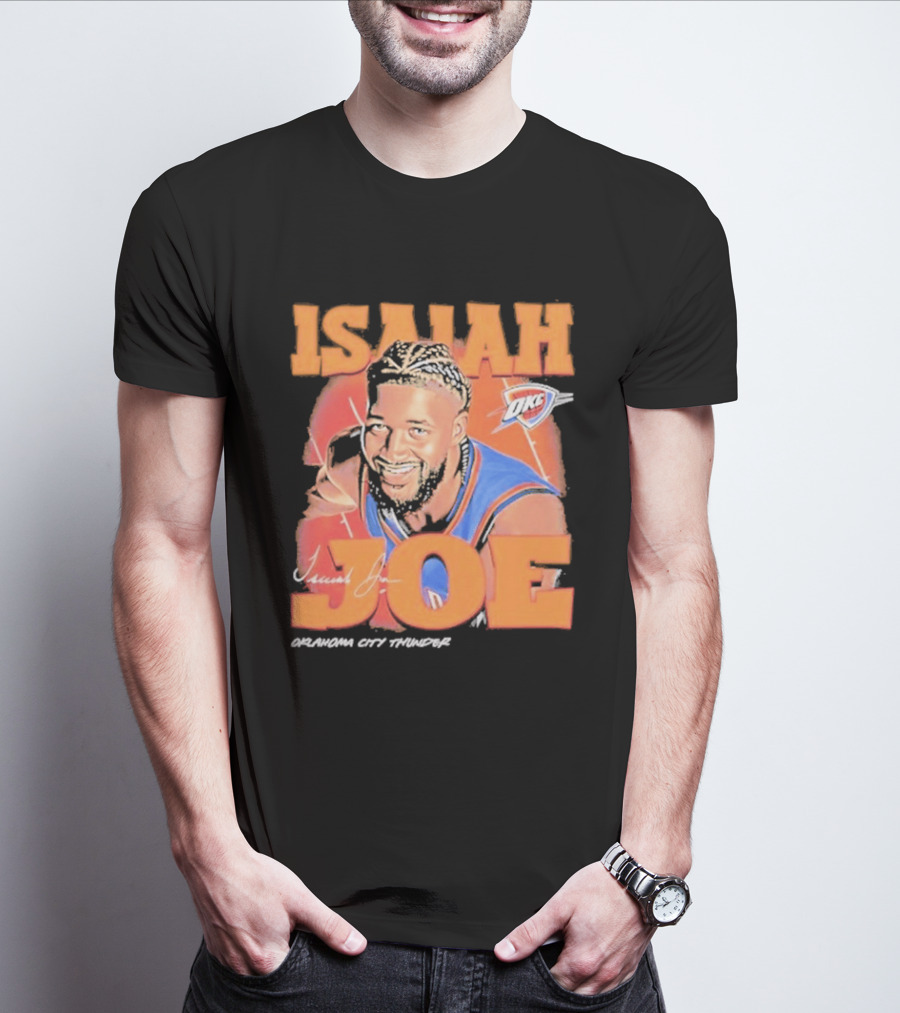 Isaiah Joe Oklahoma City Thunder Airbrush Signature T-Shirt