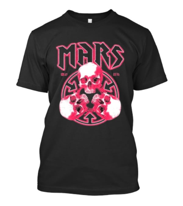 Thirty Seconds To Mars 2027 European Tour Red Skulls MARS T-Shirt