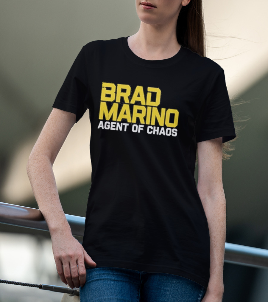 Brad Marino Agent Of Chaos Yellow T-Shirt