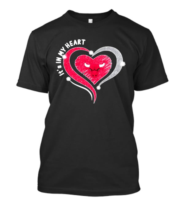 Chicago Bulls It's In My Heart Basketball NBA 2026 T-Shirt