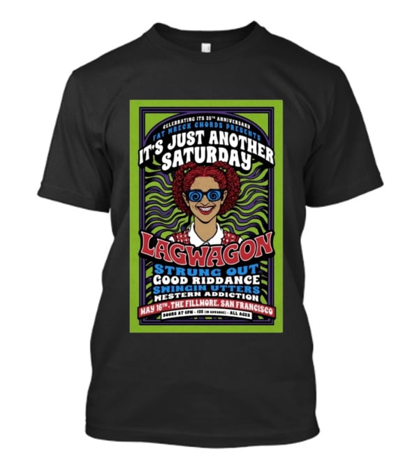Lagwagon San Francisco CA May 16 2026 Tour T-Shirt