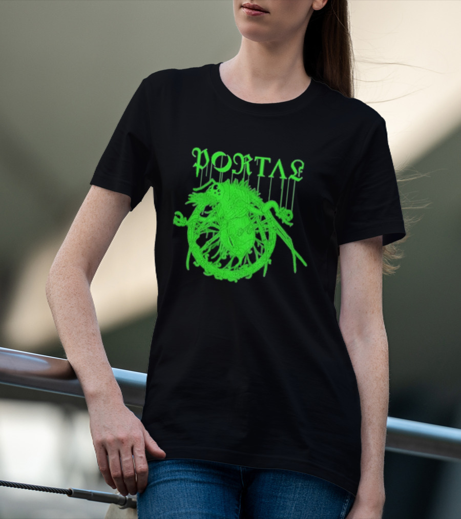 Portal Arachidonic Acid Sci Fi Creature Green Dripping T-Shirt