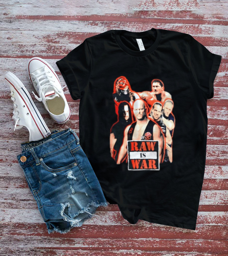 WWE Raw Is War Legends Kane Stone Cold Undertaker Shawn Michaels Triple H T-Shirt