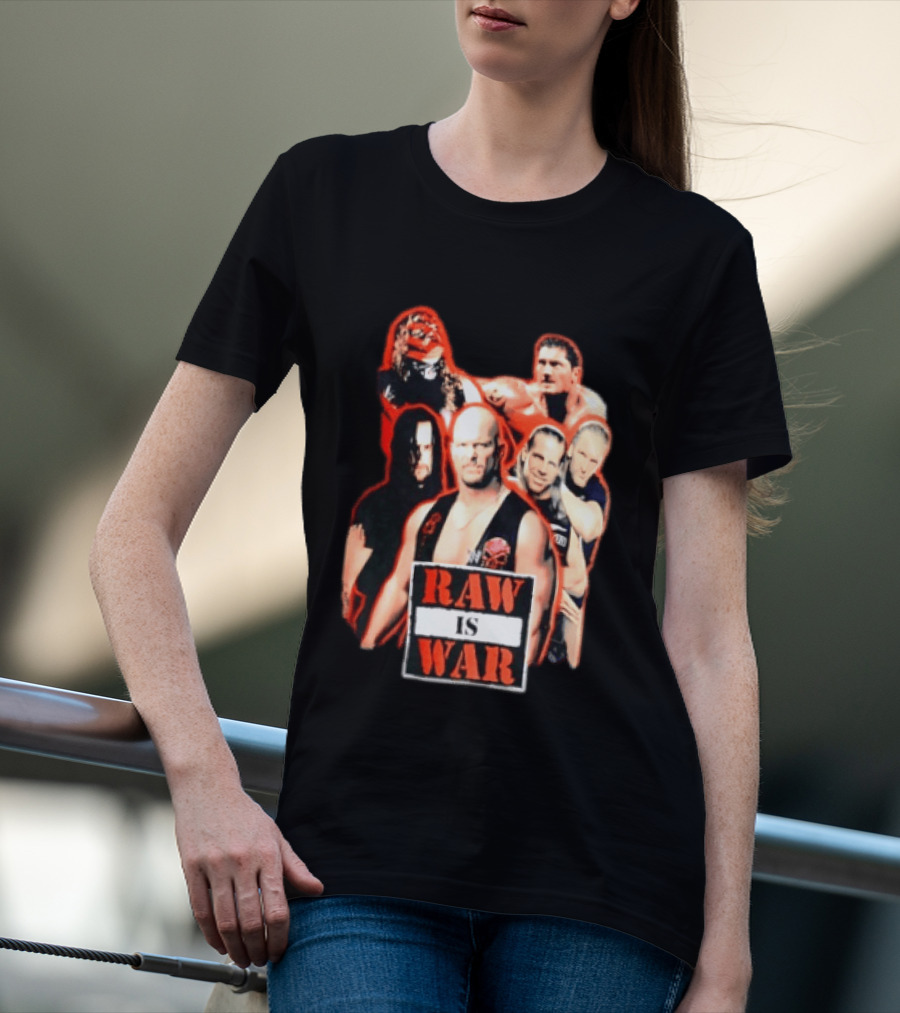 WWE Raw Is War Legends Kane Stone Cold Undertaker Shawn Michaels Triple H T-Shirt