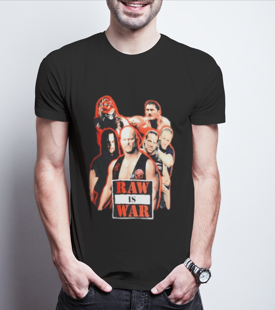 WWE Raw Is War Legends Kane Stone Cold Undertaker Shawn Michaels Triple H T-Shirt