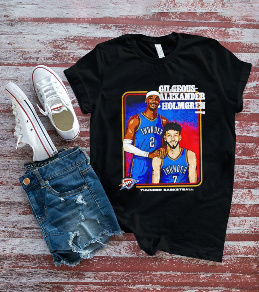 Gilgeous Alexander Holmgren OKC Thunder Basketball Step Brothers T-Shirt