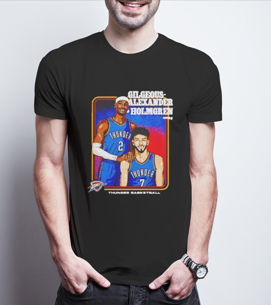 Gilgeous Alexander Holmgren OKC Thunder Basketball Step Brothers T-Shirt