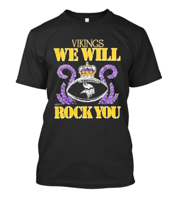 2026 Minnesota Vikings We Will Rock You Queen Tri Blend T-Shirt