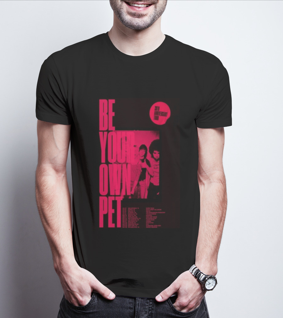 Be Your Own Pet 20th Anniversary Tour 2026 T-Shirt