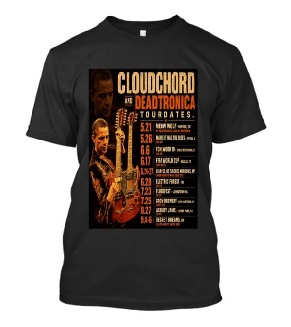 Cloudchord And Deadtronica Tourdates 2026 Meow Wolf Denver Secret Dreams Ohio T-Shirt