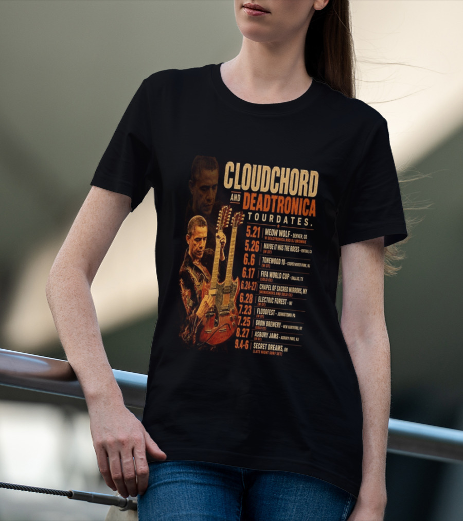 Cloudchord And Deadtronica Tourdates 2026 Meow Wolf Denver Secret Dreams Ohio T-Shirt