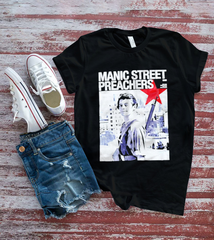 Manic Street Preachers Red Star Image T-Shirt