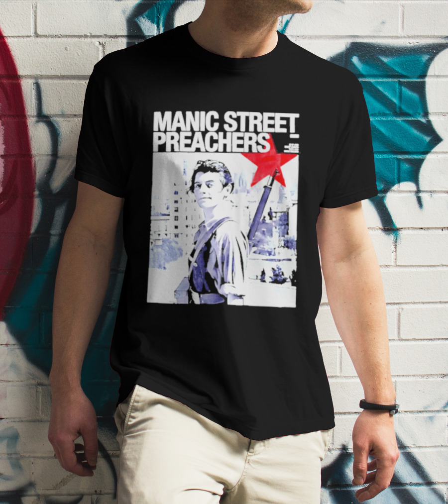 Manic Street Preachers Red Star Image T-Shirt